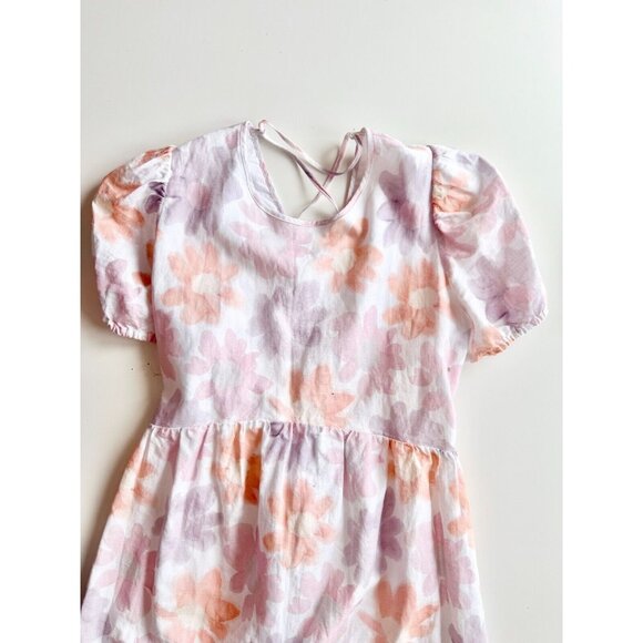 NWOT Aritzia SUNDAY BEST Saida Floral Linen Cotton Mini Babydoll Dress, Size M - Picture 6 of 16